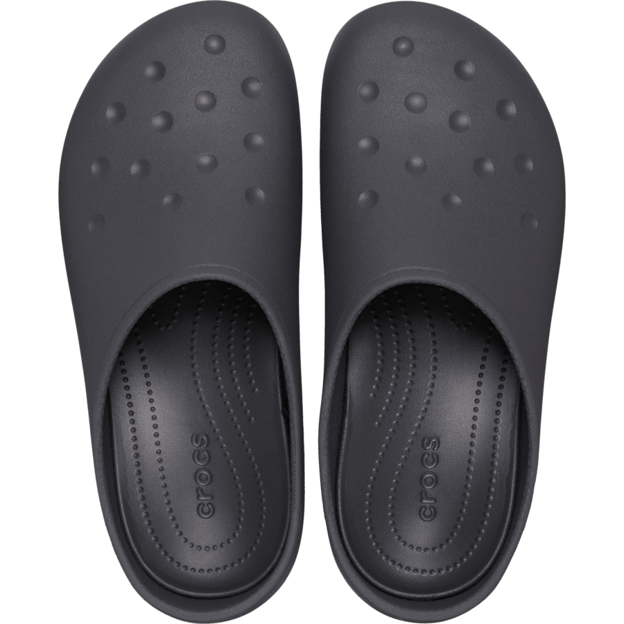 Black Sand Crocs Classic Quiet Clog - Top - Crocs