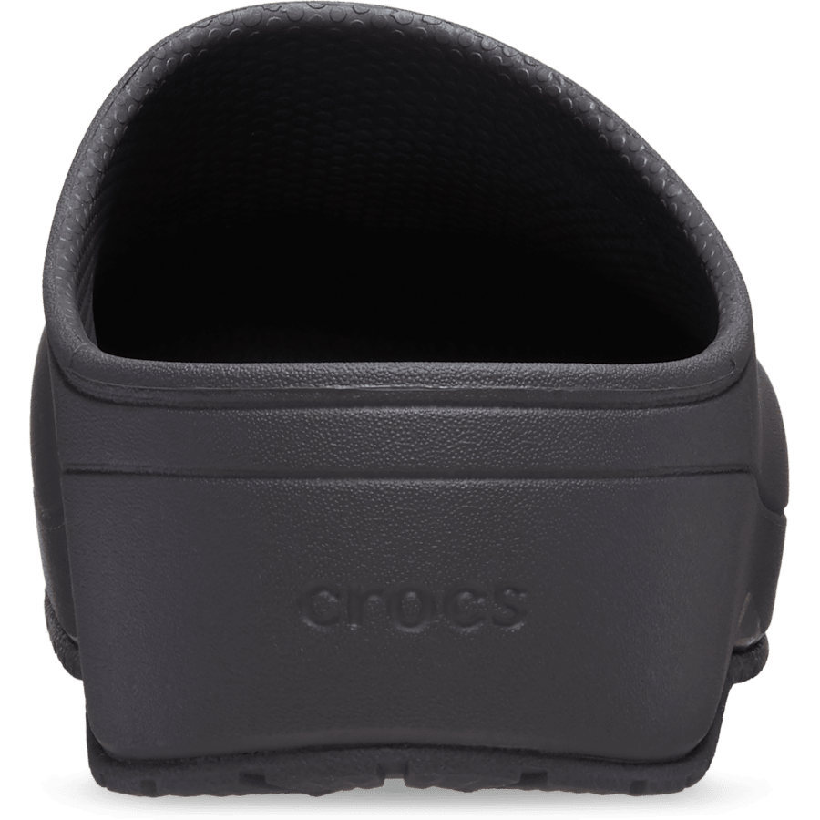 Black Sand Crocs Classic Quiet Clog - Back - Crocs