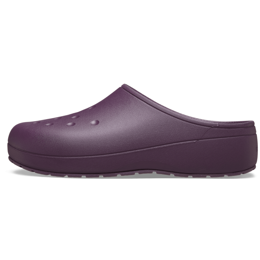Plush Plum Crocs Classic Quiet Clog - Seitenansicht - Crocs
