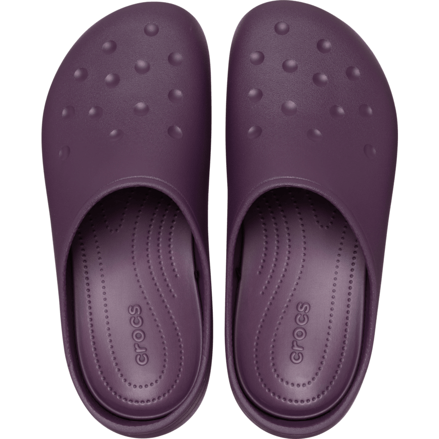 Plush Plum Crocs Classic Quiet Clog - Draufsicht - Crocs