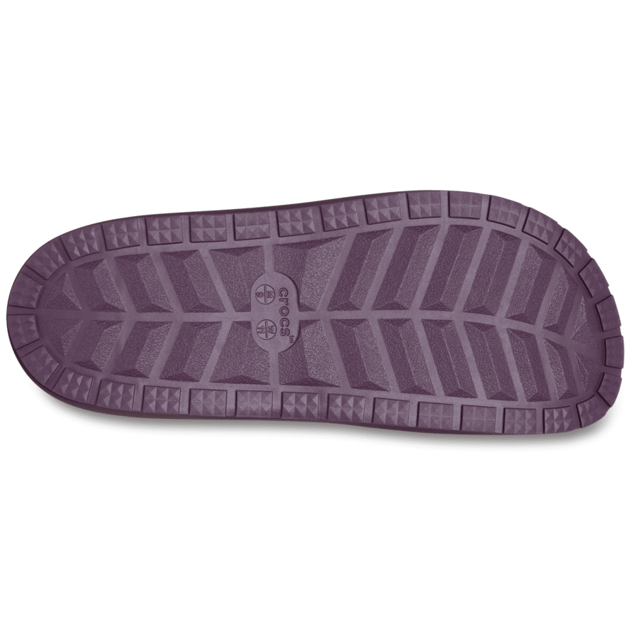 Plush Plum Crocs Classic Quiet Clog - Ansicht von unten - Crocs