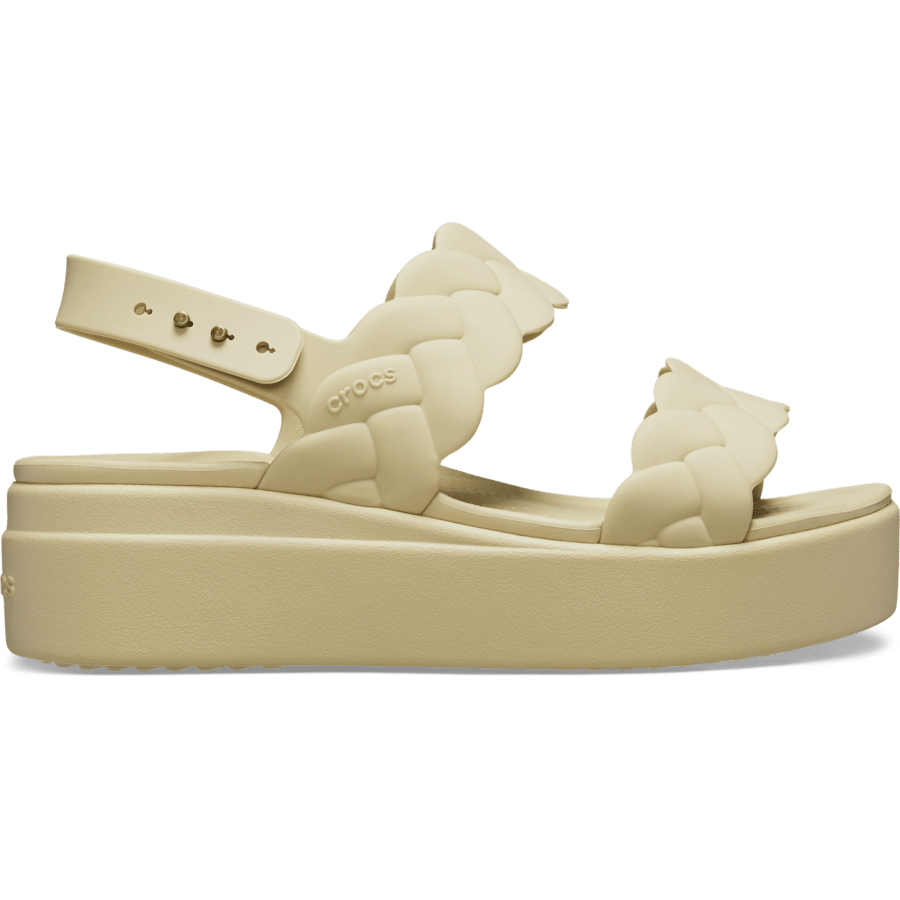 Chai Brooklyn Woven Low Wedge - Side - Crocs