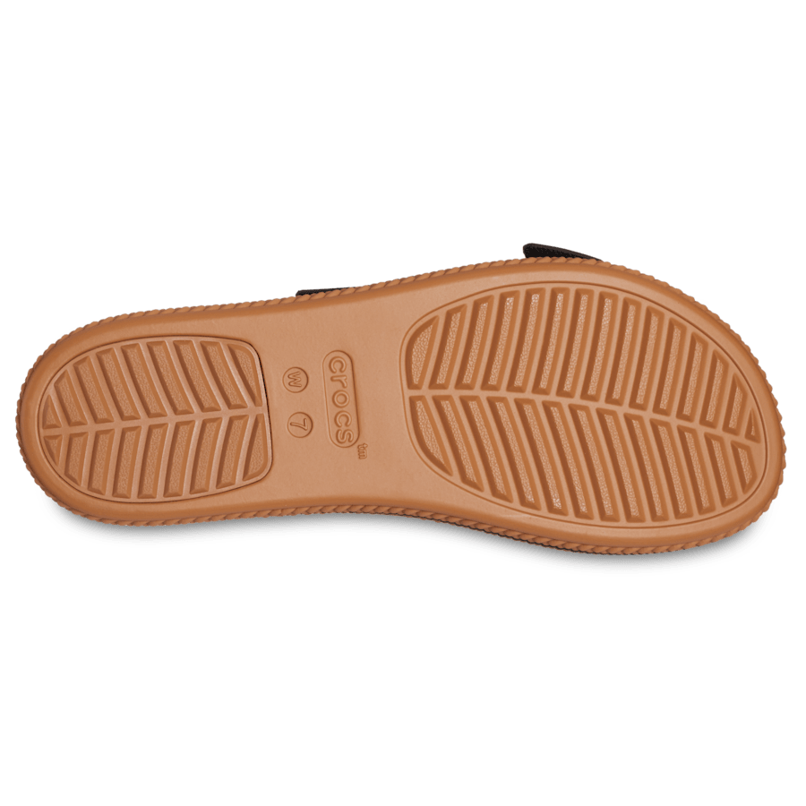 Black Brooklyn Woven Buckle - Angle - Crocs
