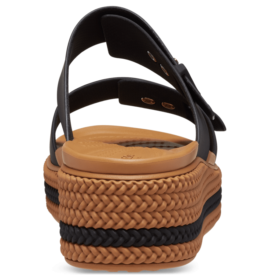 Black Brooklyn Woven Buckle - Back - Crocs