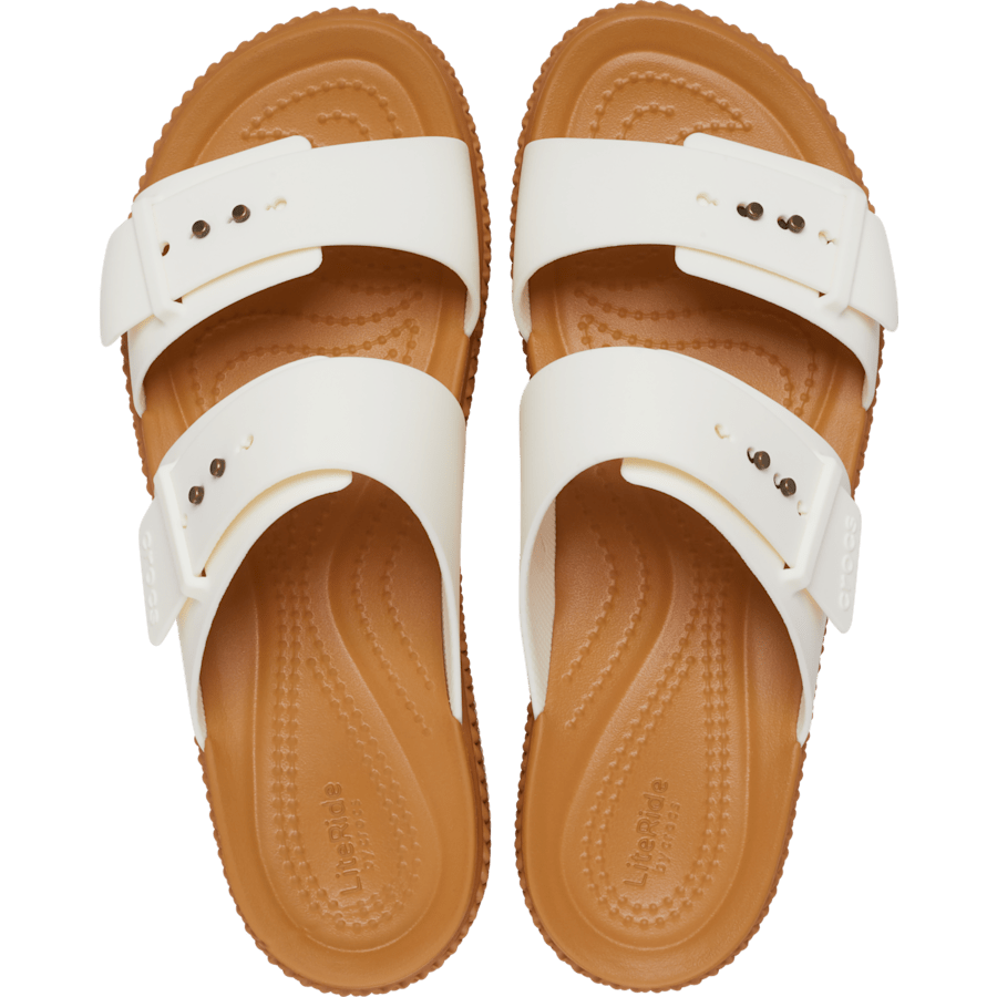 Chalk Brooklyn Woven Buckle - Top - Crocs