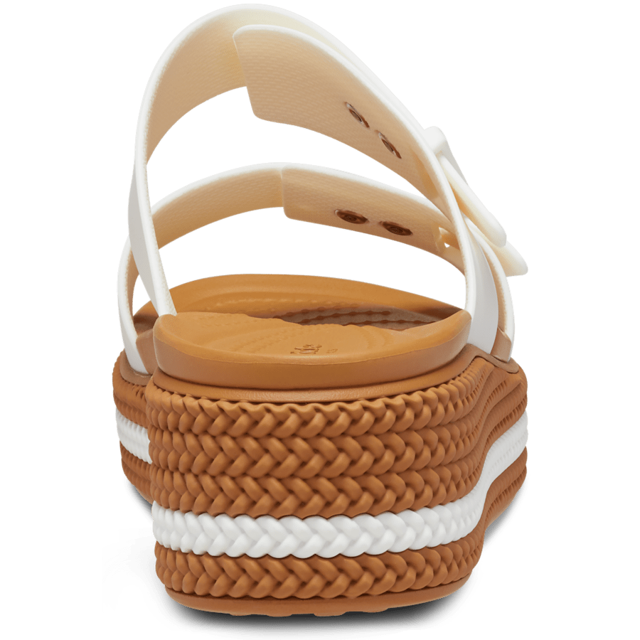 Chalk Brooklyn Woven Buckle - Back - Crocs