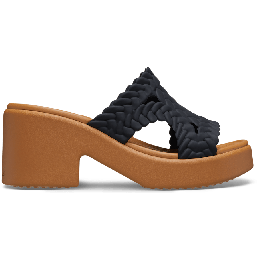 Black Brooklyn Woven Heel - Side - Crocs