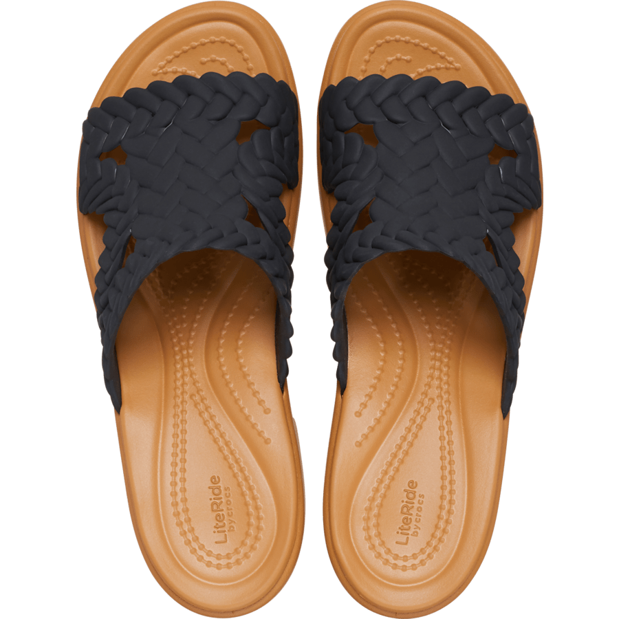 Black Brooklyn Woven Heel - Top - Crocs