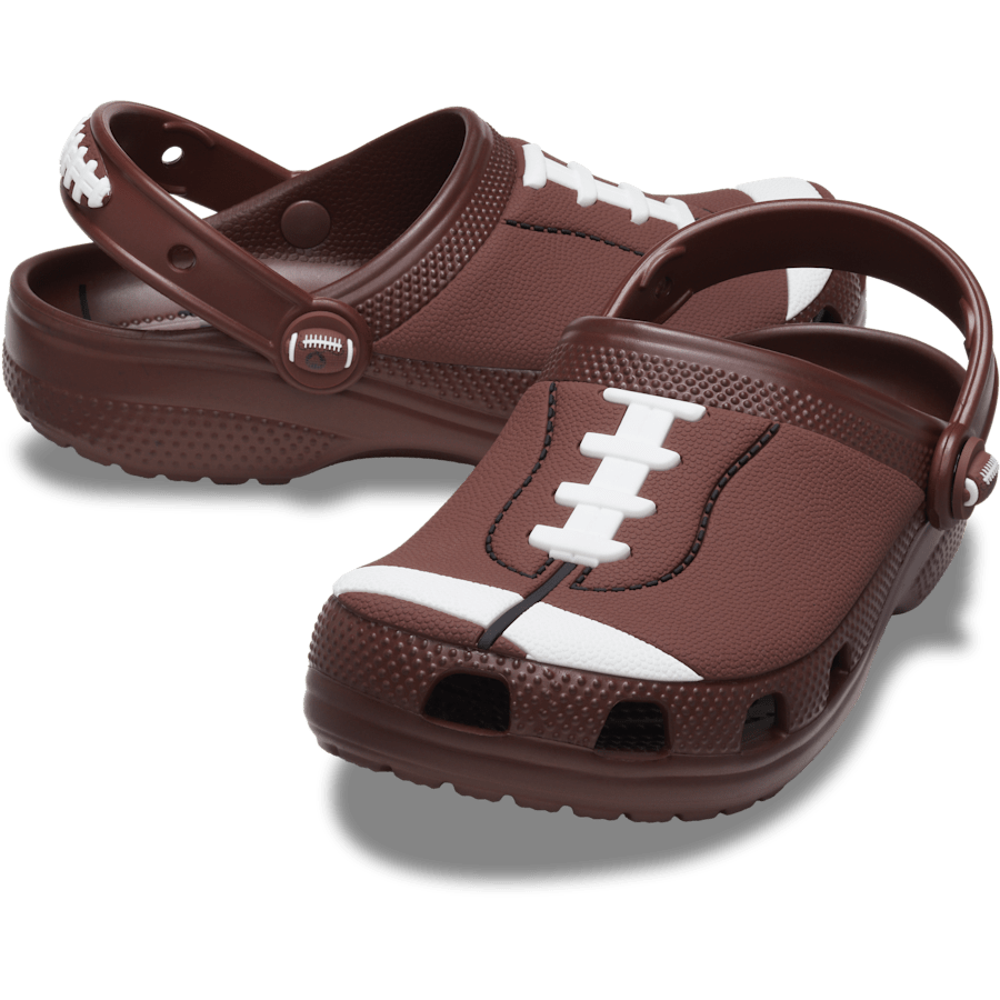 Dark Clay Toddler Classic Football Clog - Pair - Crocs