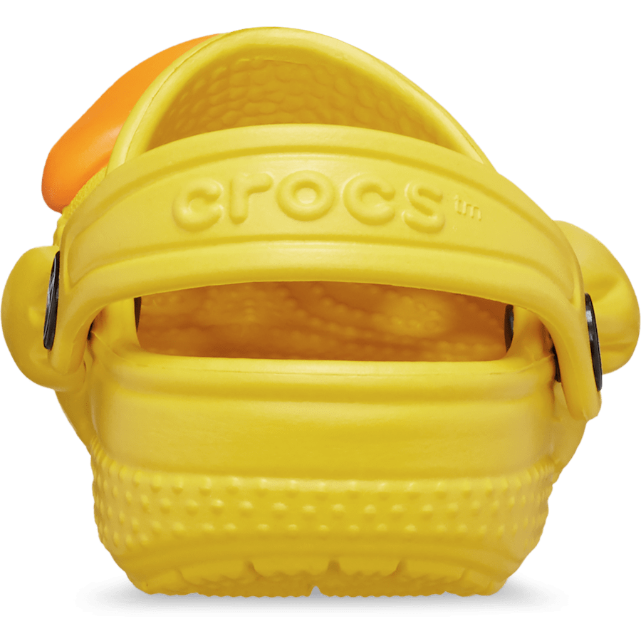 Sunflower Infant Crocs Littles I AM Rubber Ducky - Back - Crocs