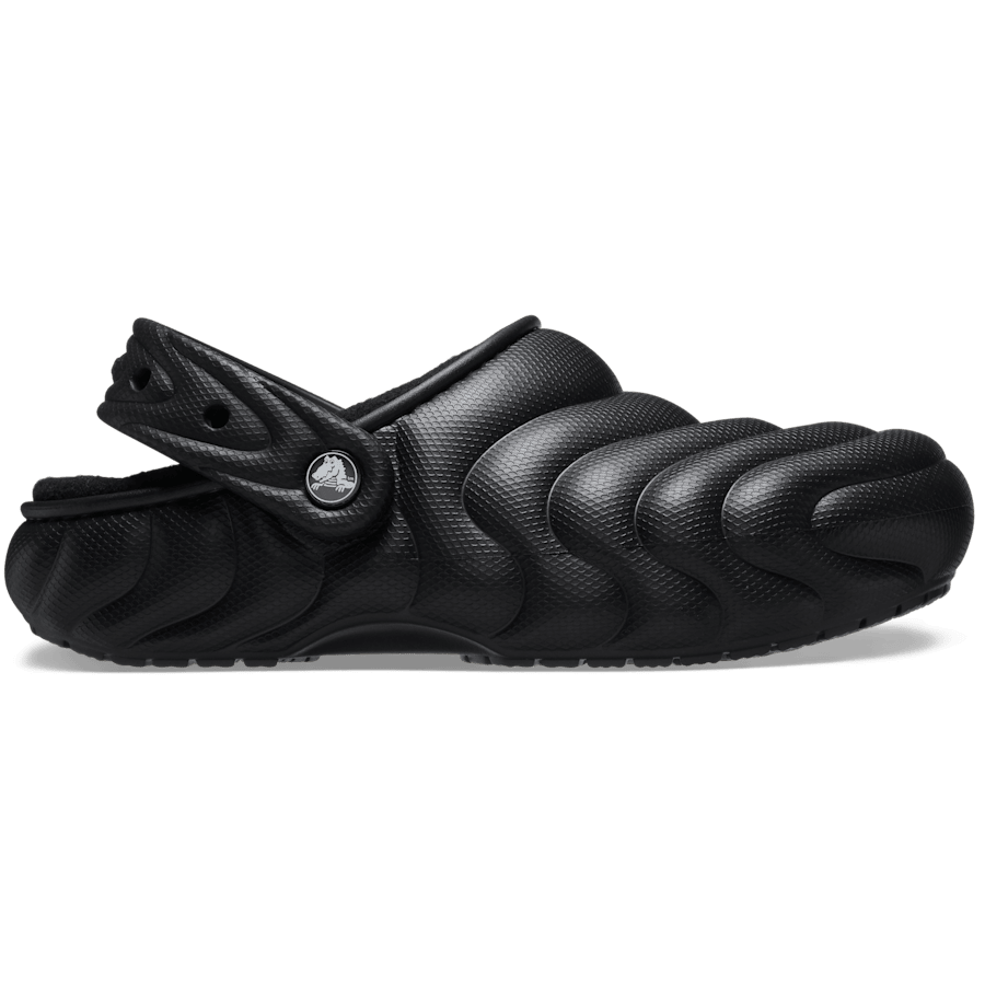 Black Classic Lined Overpuff Clog - Side - Crocs