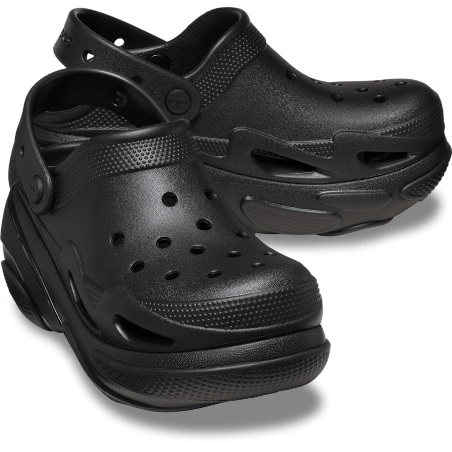 Triple Black Bubble Crush Clog - Pair - Crocs
