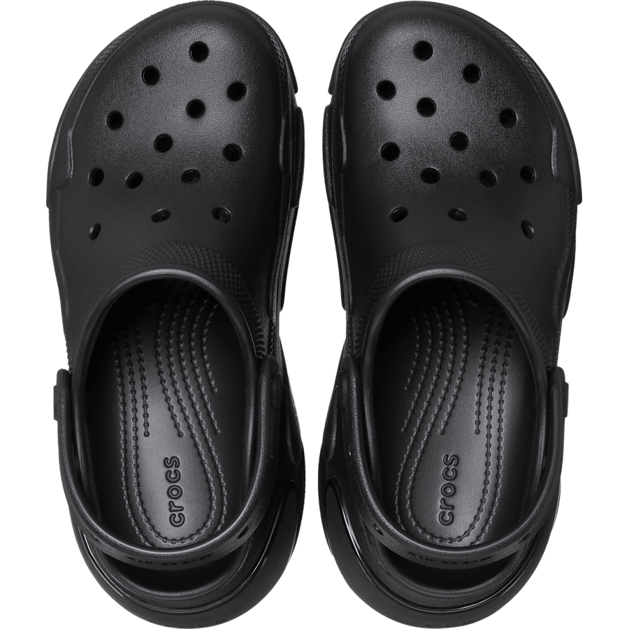 Triple Black Bubble Crush Clog - Top - Crocs