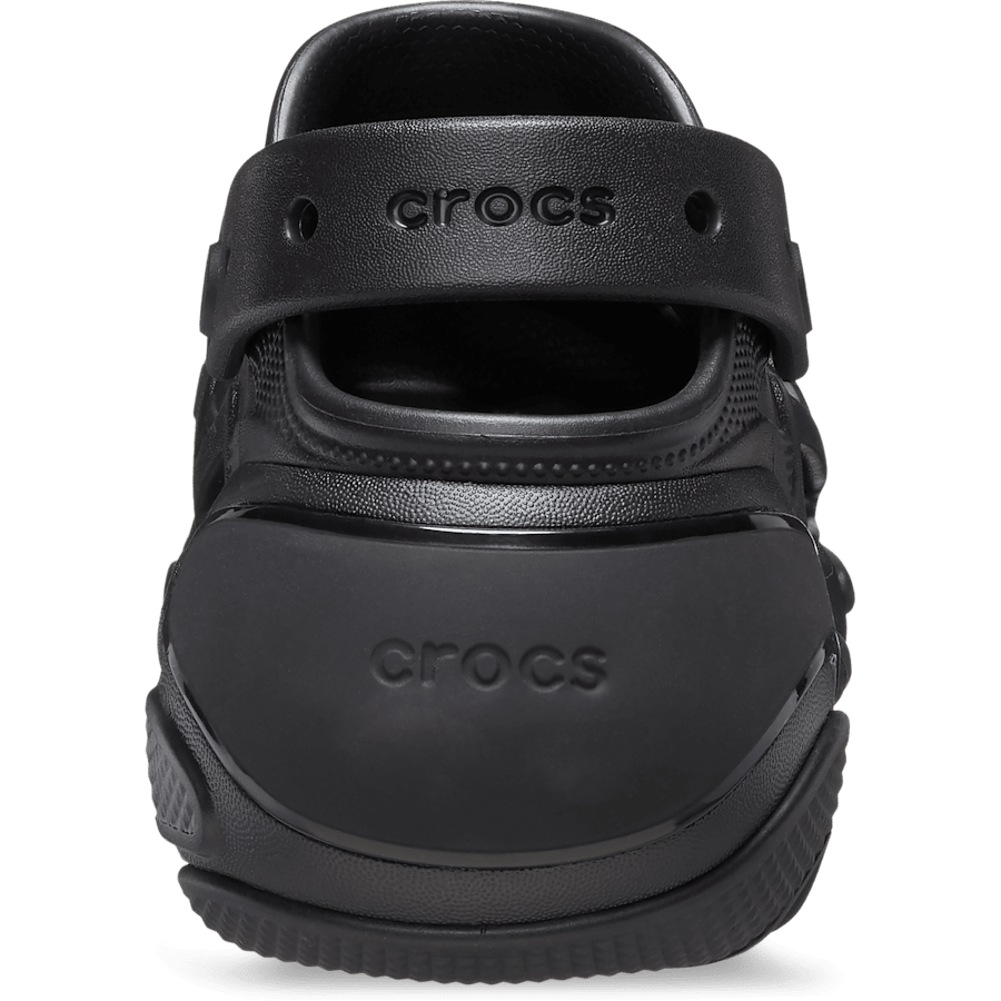 Triple Black Bubble Crush Clog - Back - Crocs