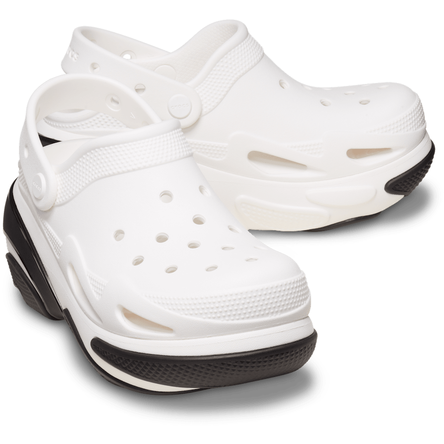 White Bubble Crush Clog - Pair - Crocs