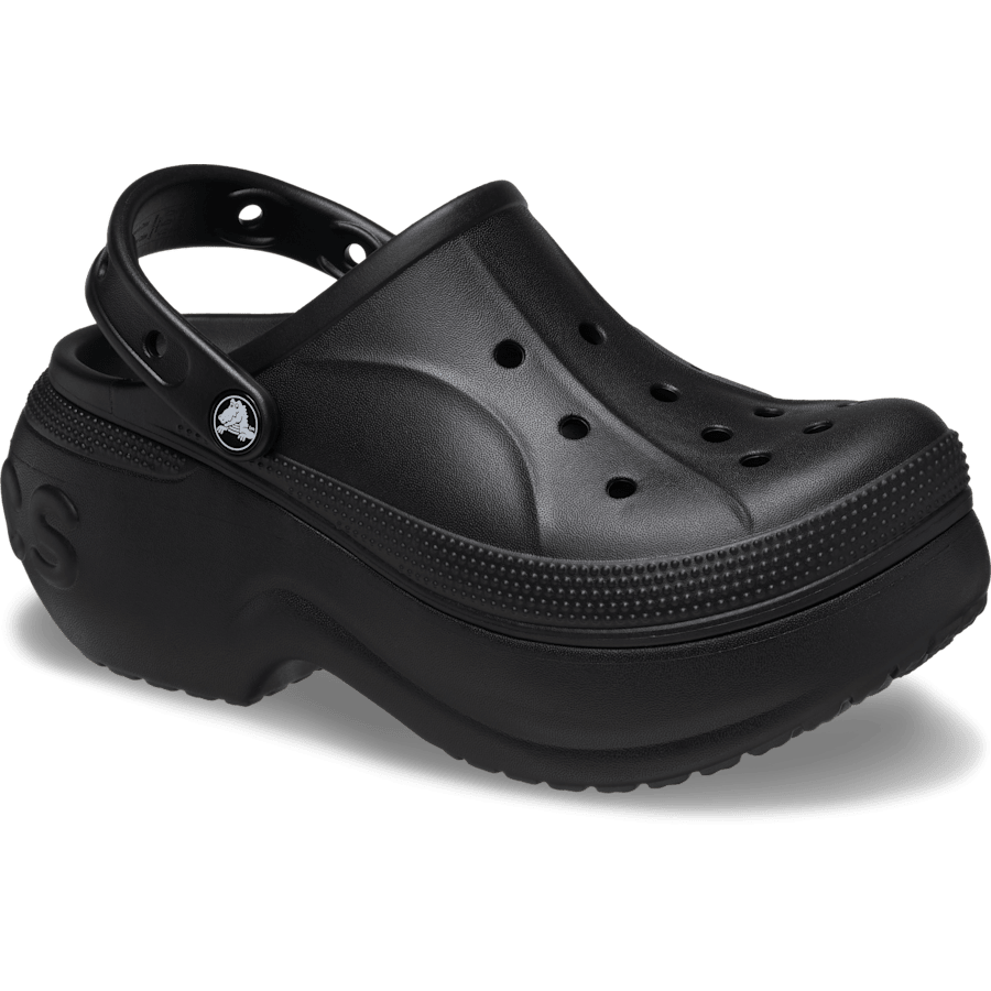 Black Bella Clog - Angle - Crocs