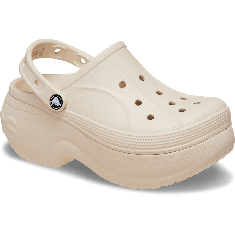 Winter White Bella Clog - Angle - Crocs