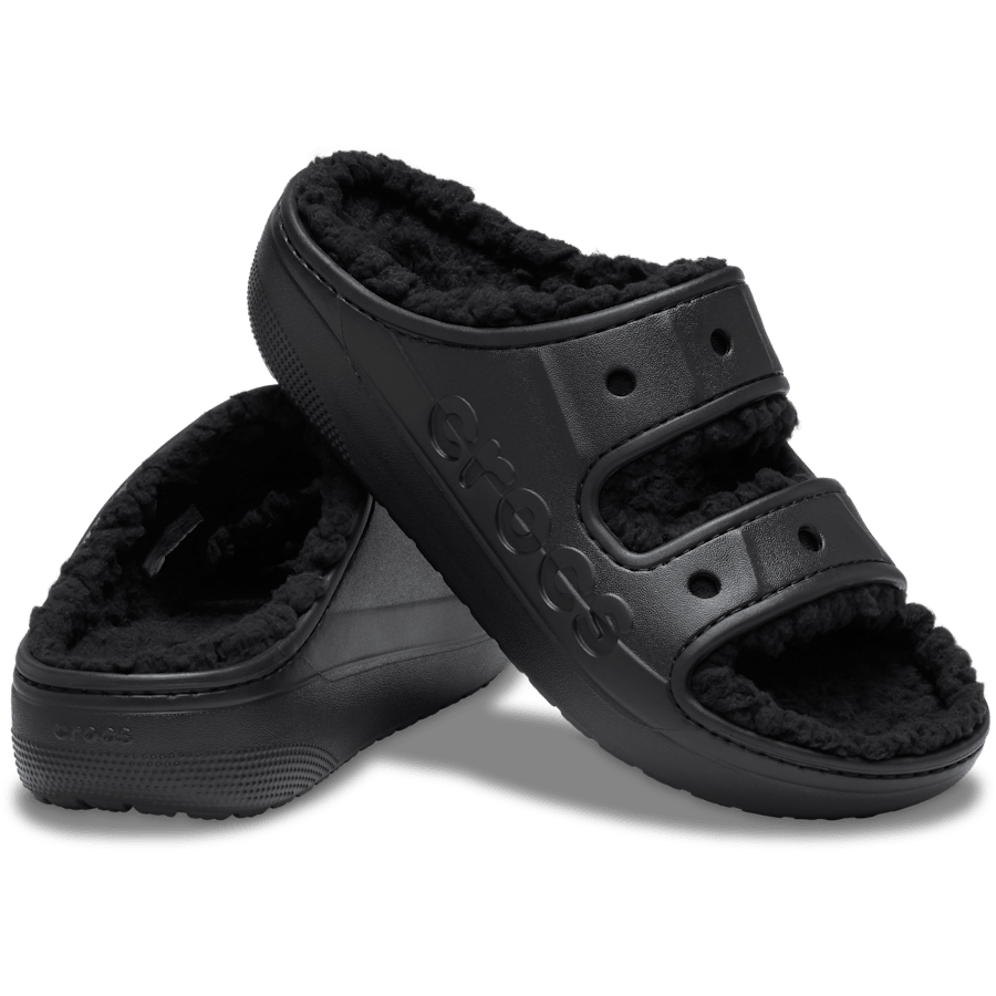 Black Baya Cozzzy Sandal - Pair - Crocs