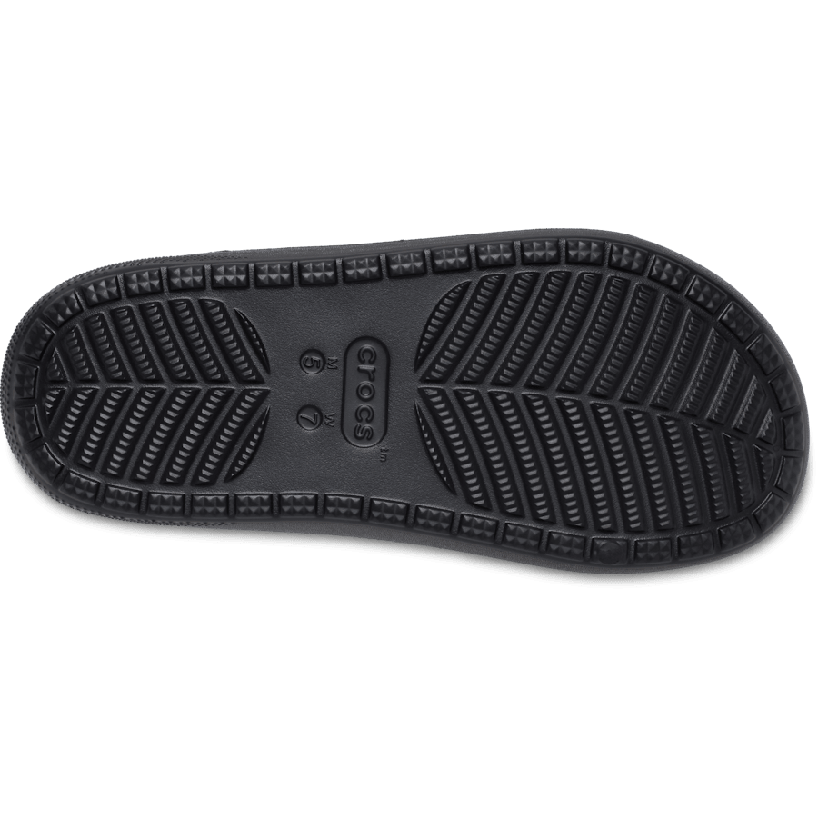 Black Baya Cozzzy Sandal - Bottom - Crocs
