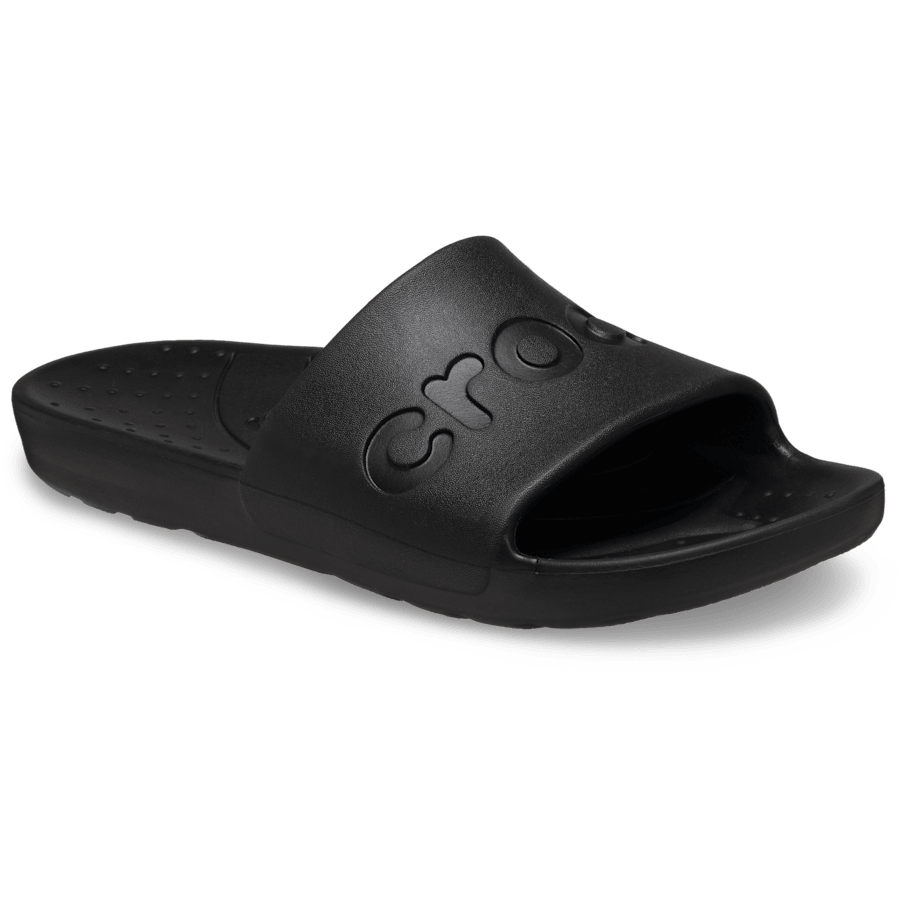 Black Crocs Slide - Angle - Crocs