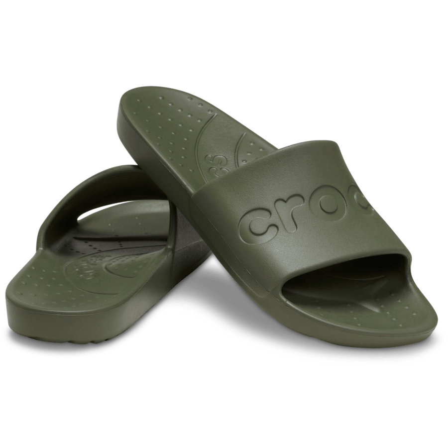 Army Green Crocs Slide - Pair - Crocs