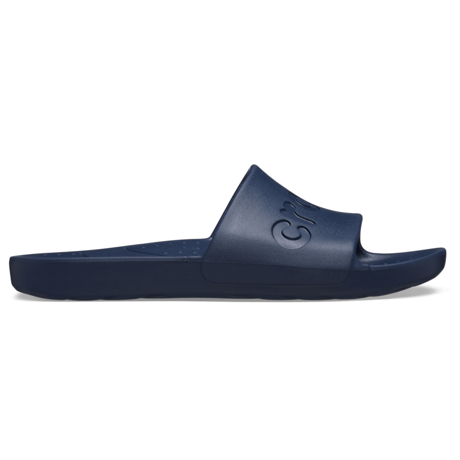 Navy Crocs Slide - Side - Crocs
