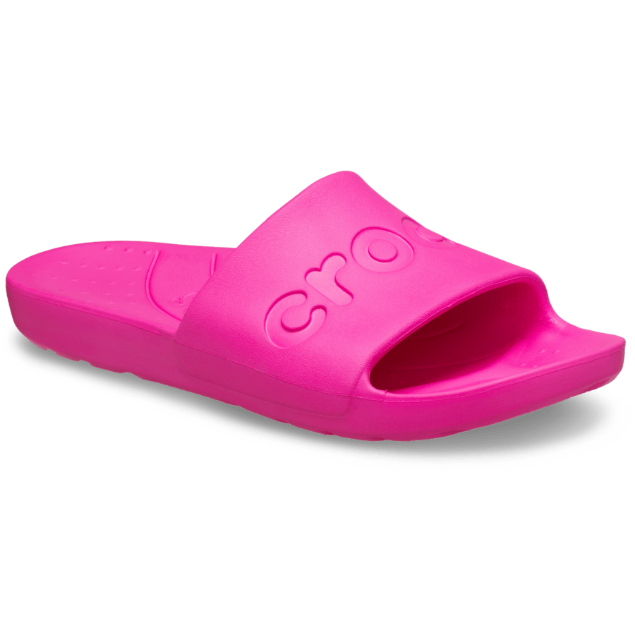 Pink Crush Crocs Slide - Angle - Crocs