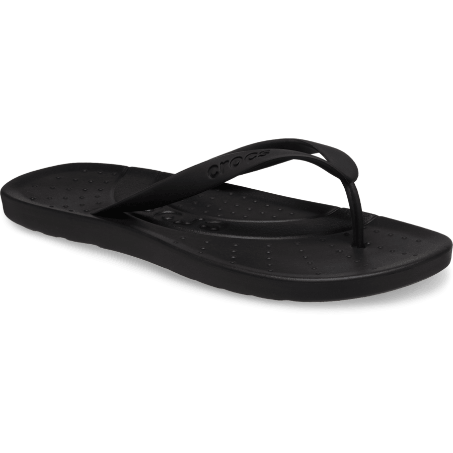 Black Crocs Flip - Angle - Crocs