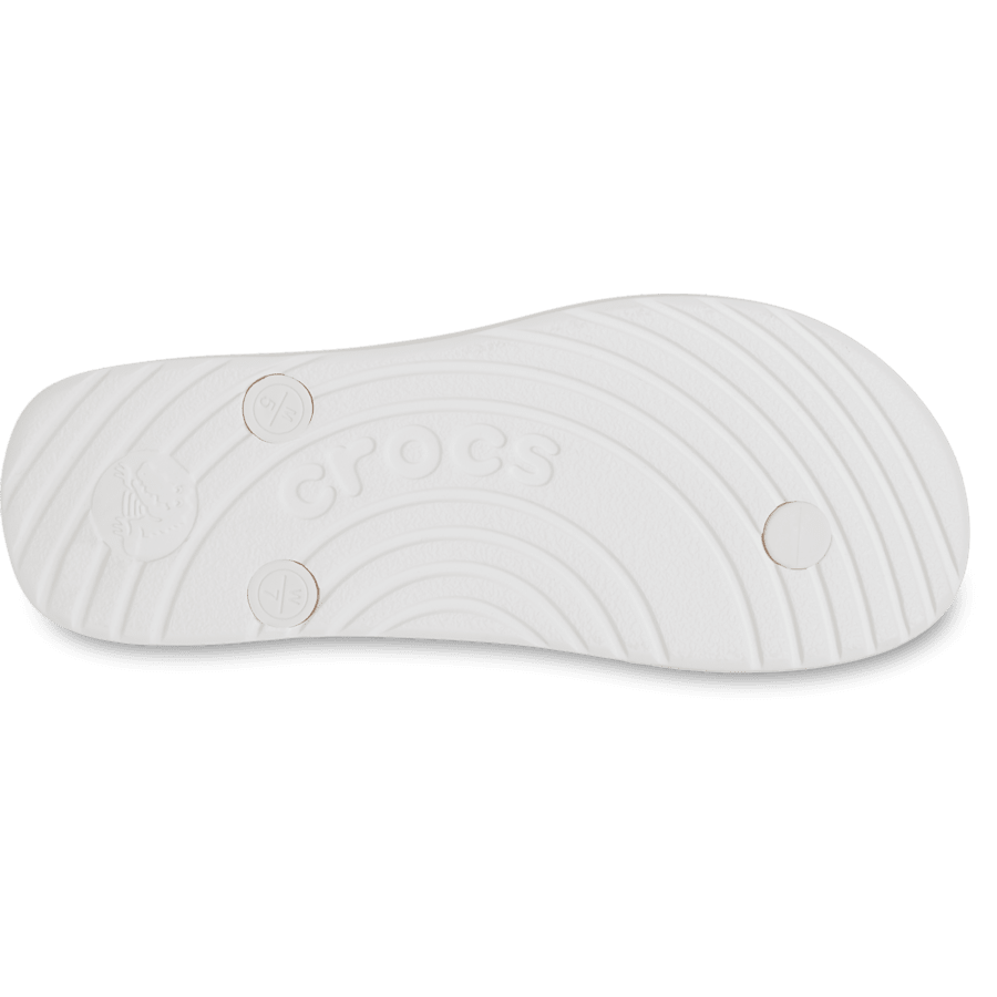 White Crocs Flip - Bottom - Crocs