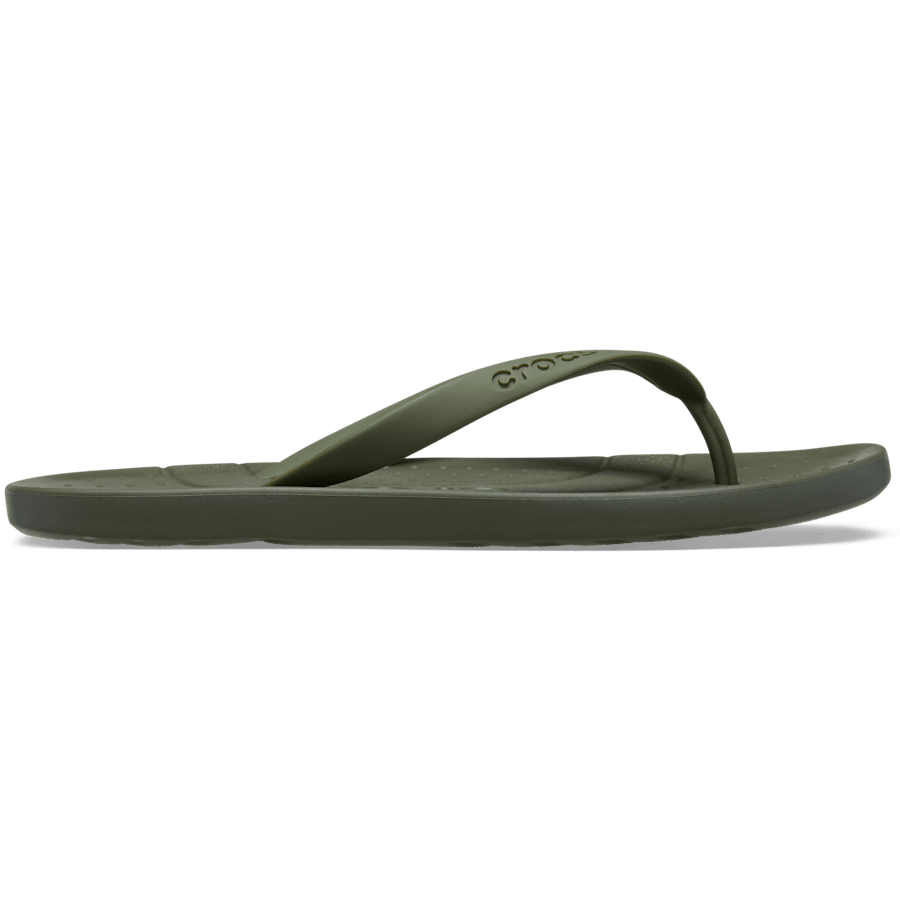 Army Green Crocs Flip - Side - Crocs