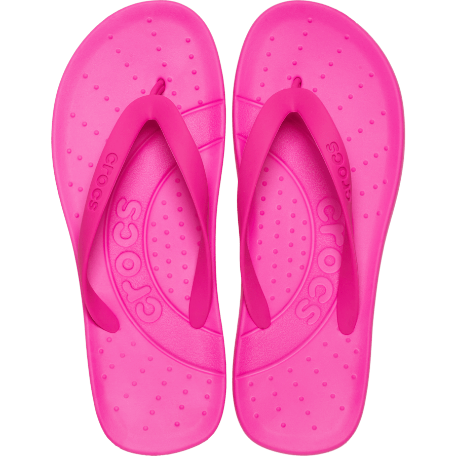 Pink Crush Crocs Flip - Top - Crocs