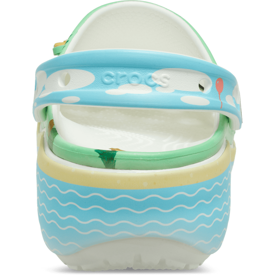 Multi Animal Crossing Platform Clog - Back - Crocs