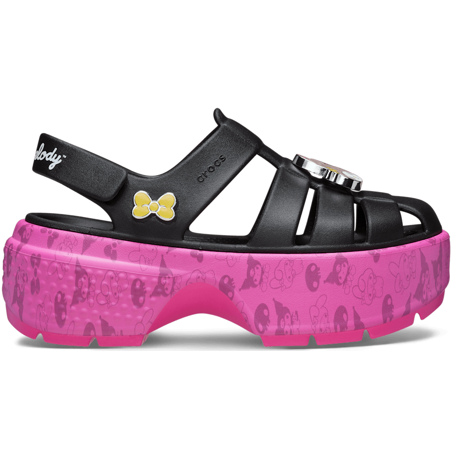 Multi Hello Kitty® and Friends My Melody™ and Kuromi™ Stomp Sandal - Side - Crocs