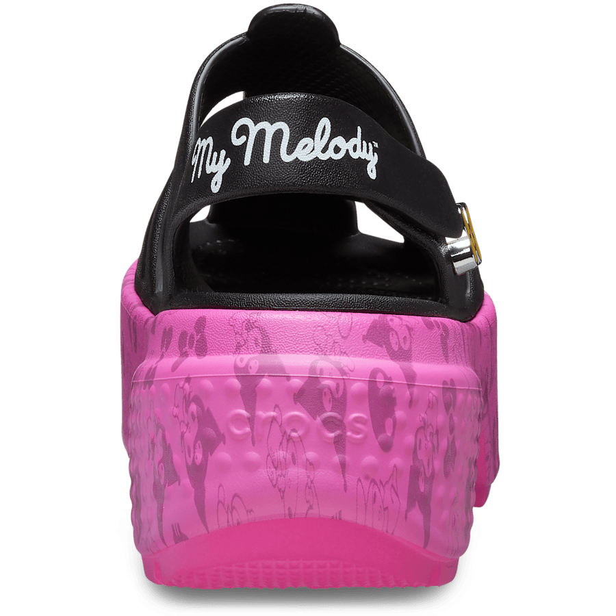 Multi Hello Kitty® and Friends My Melody™ and Kuromi™ Stomp Sandal - Back - Crocs