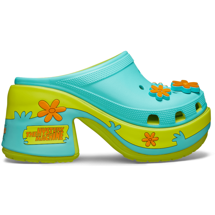 Lime Punch Scooby-Doo! Siren Clog - Side - Crocs