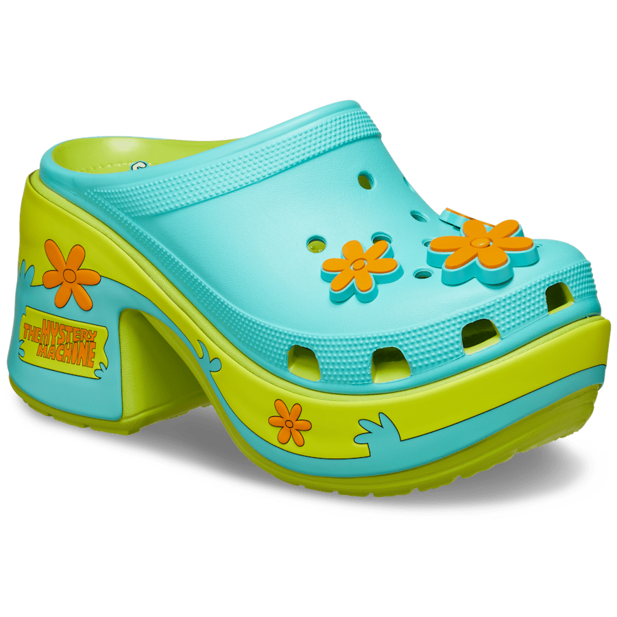 Lime Punch Scooby-Doo! Siren Clog - Angle - Crocs