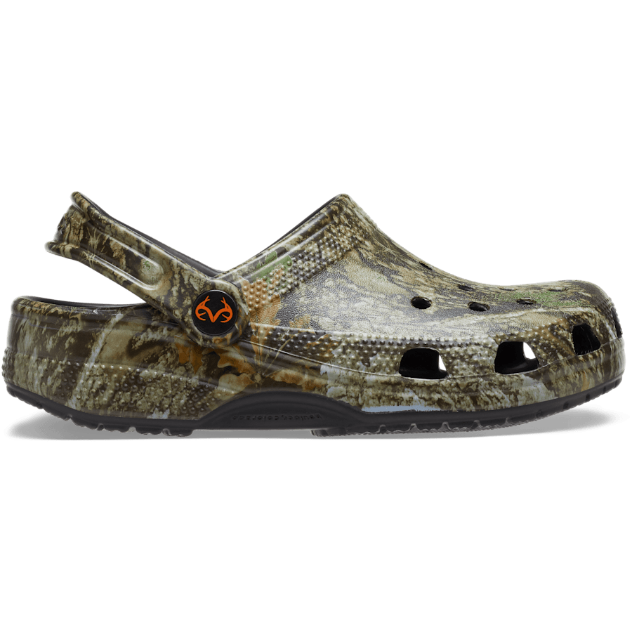 Multi Kids' Realtree APX Classic Clog - Side - Crocs