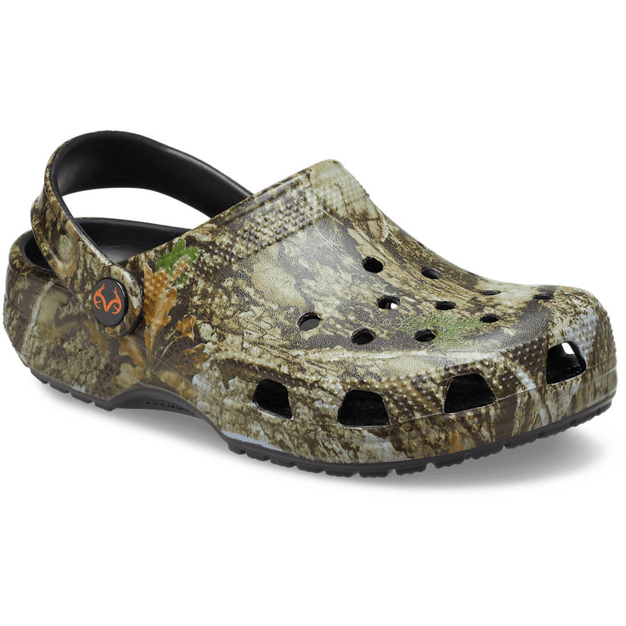 Multi Kids' Realtree APX Classic Clog - Angle - Crocs