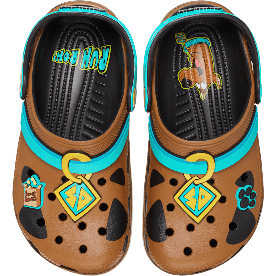 Black Kids' Scooby-Doo! Classic Clog - Side - Crocs