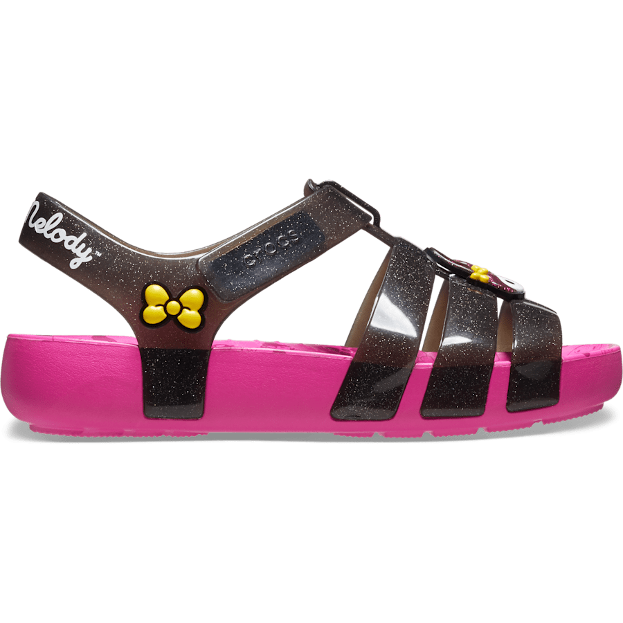 Multi Kids' Hello Kitty® and Friends My Melody™ and Kuromi™ Isabella Sandal - Seitenansicht - Crocs