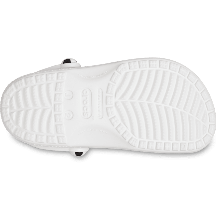 White / Black Kids' Classic Soccer Clog - Bottom - Crocs