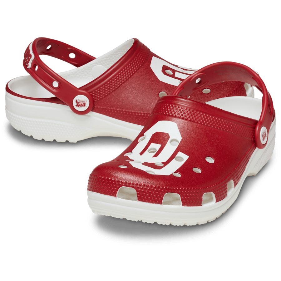 White University of Oklahoma Classic Clog - Pair - Crocs