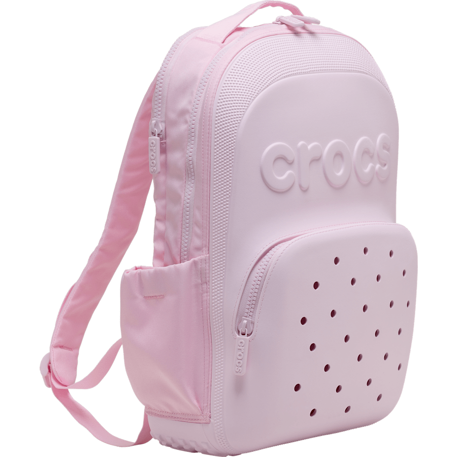 Pink Milk Crocs Classic Backpack - Angle - Crocs