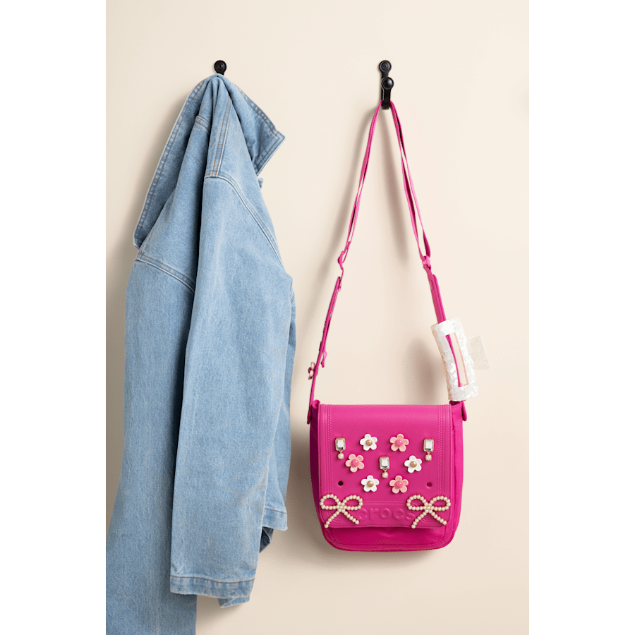 Black Crocs Classic Crossbody - Front - Crocs