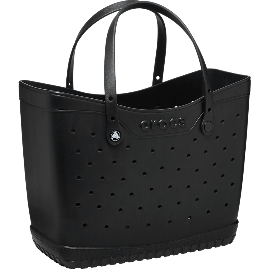 Black Crocs Classic Large Tote - Angle - Crocs