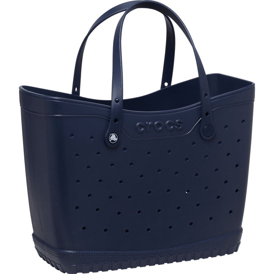 Navy Crocs Classic Large Tote - Angle - Crocs