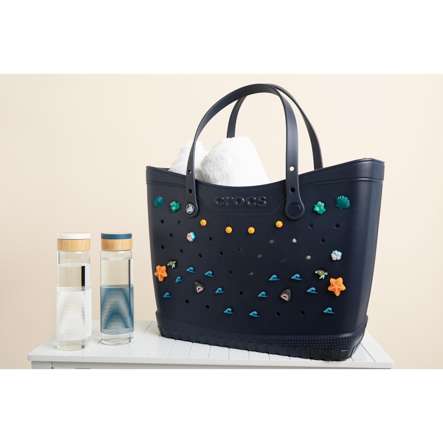 Navy Crocs Classic Large Tote - Front - Crocs