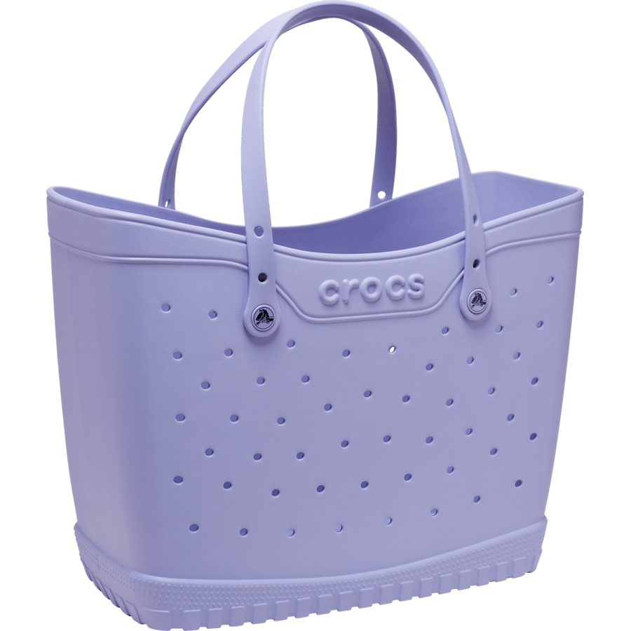 Mystic Purple Crocs Classic Large Tote - Angle - Crocs