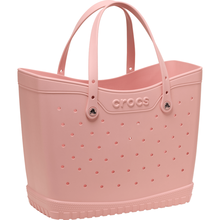 Powder Pink Classic Large Tote - Angle - Crocs