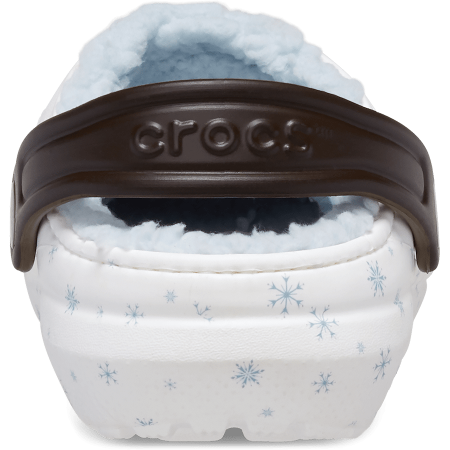 Multi Kids' Disney Frozen Olaf Lined Classic Clog - Back - Crocs